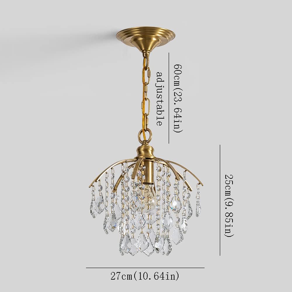 Amazon.co.jp : シャンデリア 4灯 ペンダントライト ガラス 真鍮